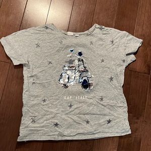 Girls gap t-shirt, sequenced, gap kids